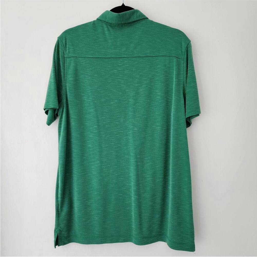 Dubarry Galway Ireland Kelly Green short sleeve golf polo Tencel blend mens sz M